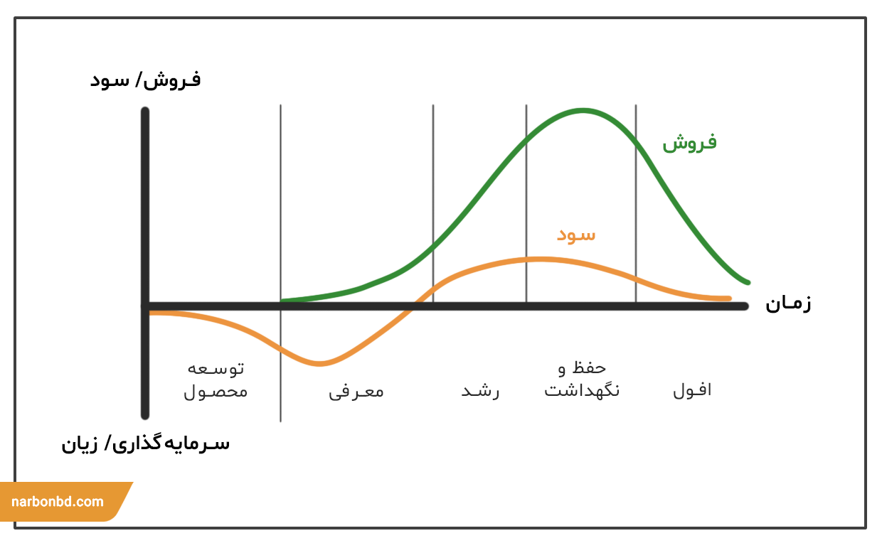 مراحل چرخه عمر محصول